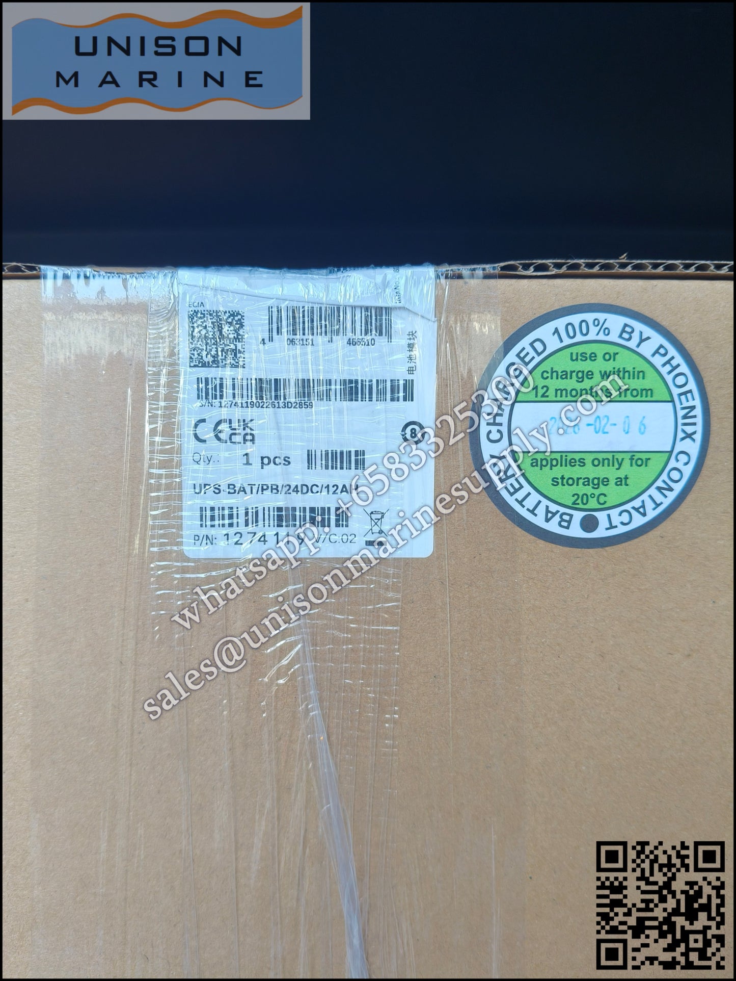Phoenix Contact Battery module：UPS-BAT/PB/24DC/12AH,1274119