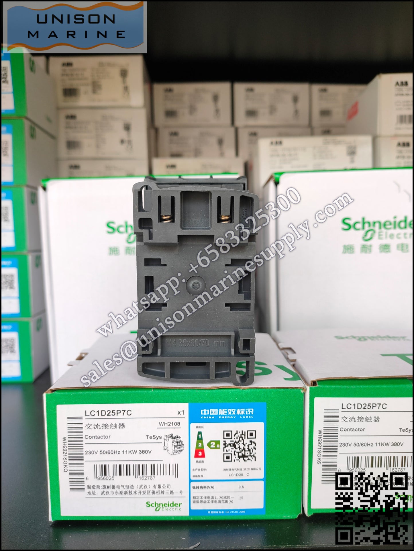 Schneider TeSys Deca Contactors : LC1D25P7C