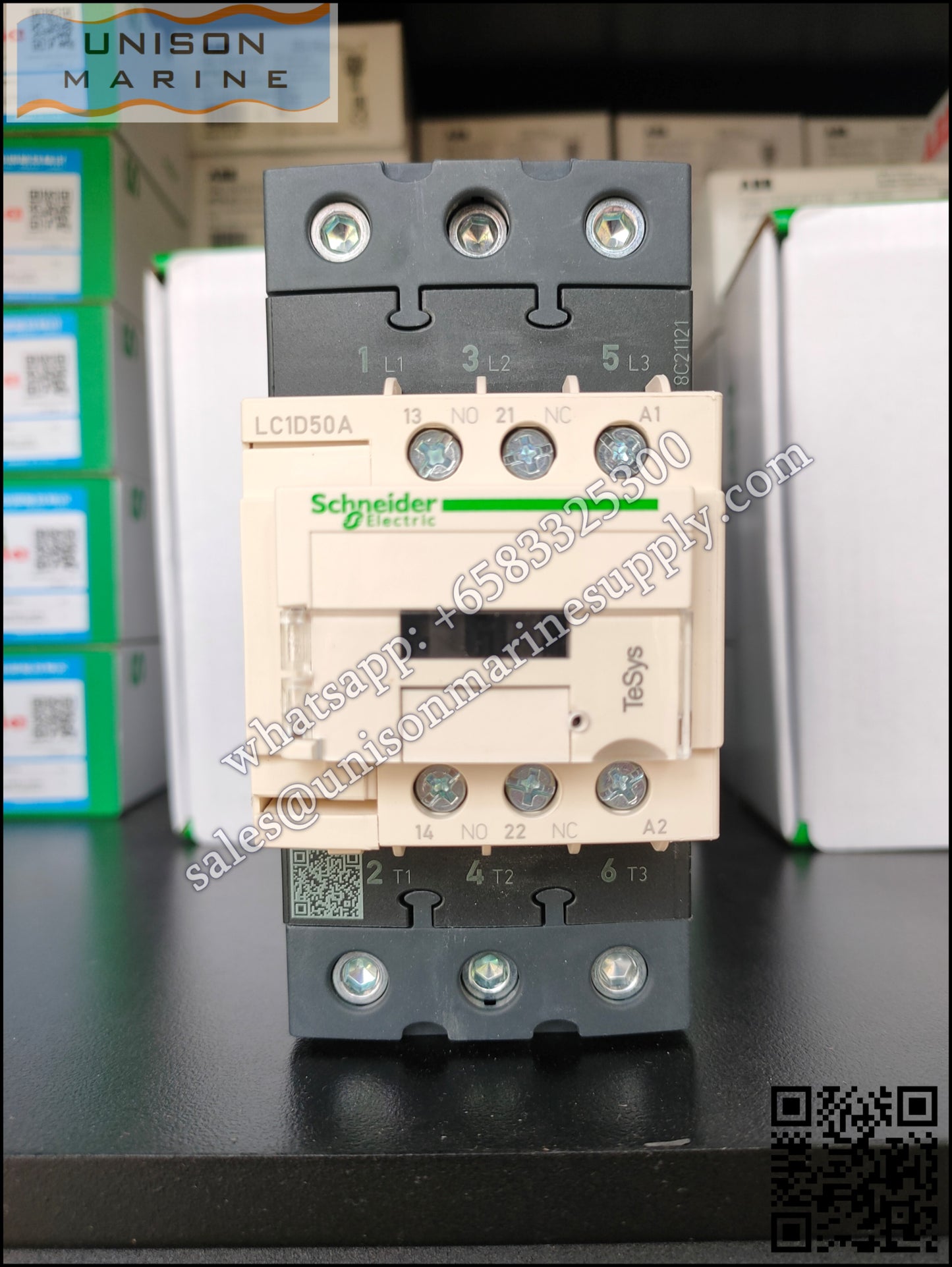 Schneider TeSys Deca Contactors : LC1D50AP7C
