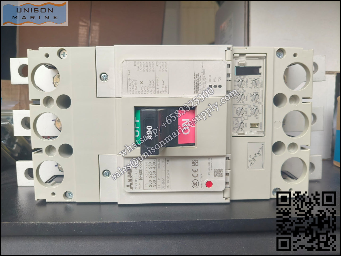 MITSUBISHI Low-voltage Circuit Breakers: NF400-SEW 3P 200-400A