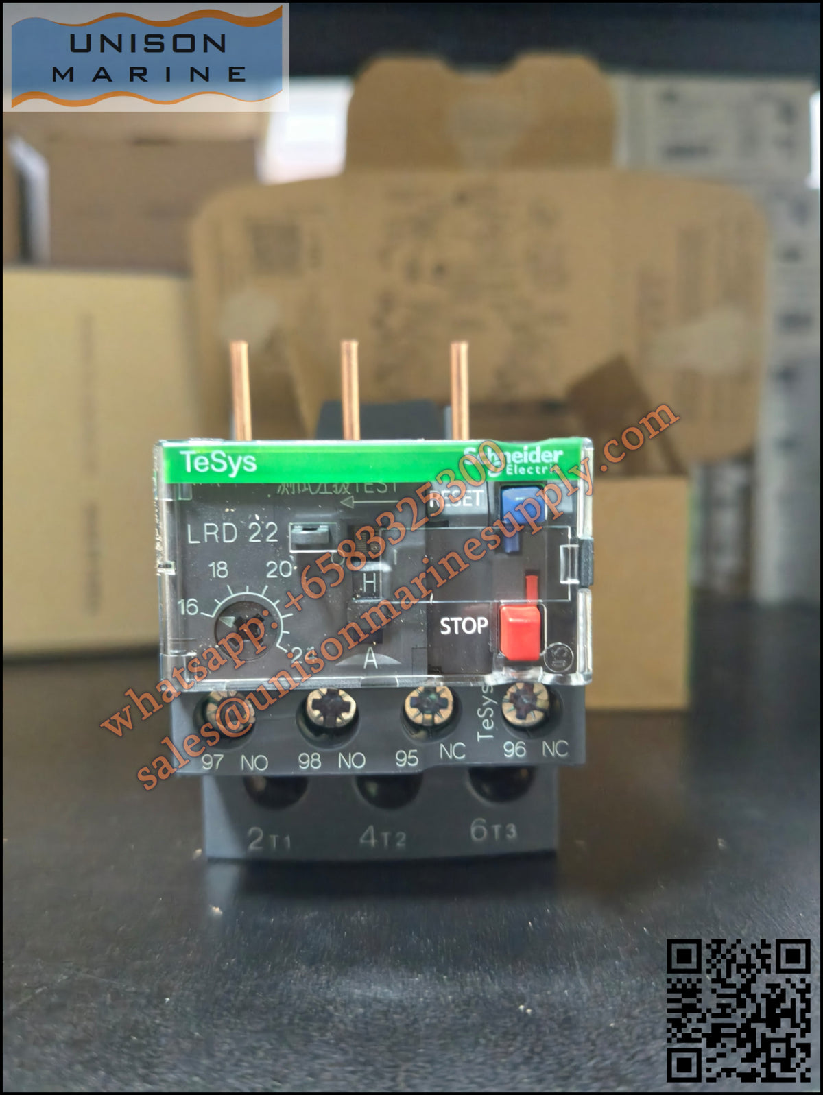 Schneider TeSys Deca Thermal overload relay: LRD22C, 16 to 24A