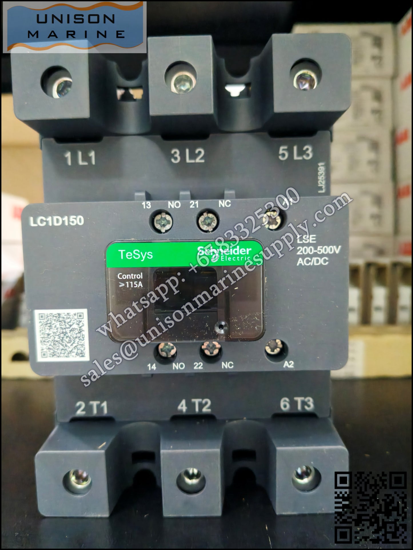 Schneider TeSys Deca Contactors: LC1D150LSEC