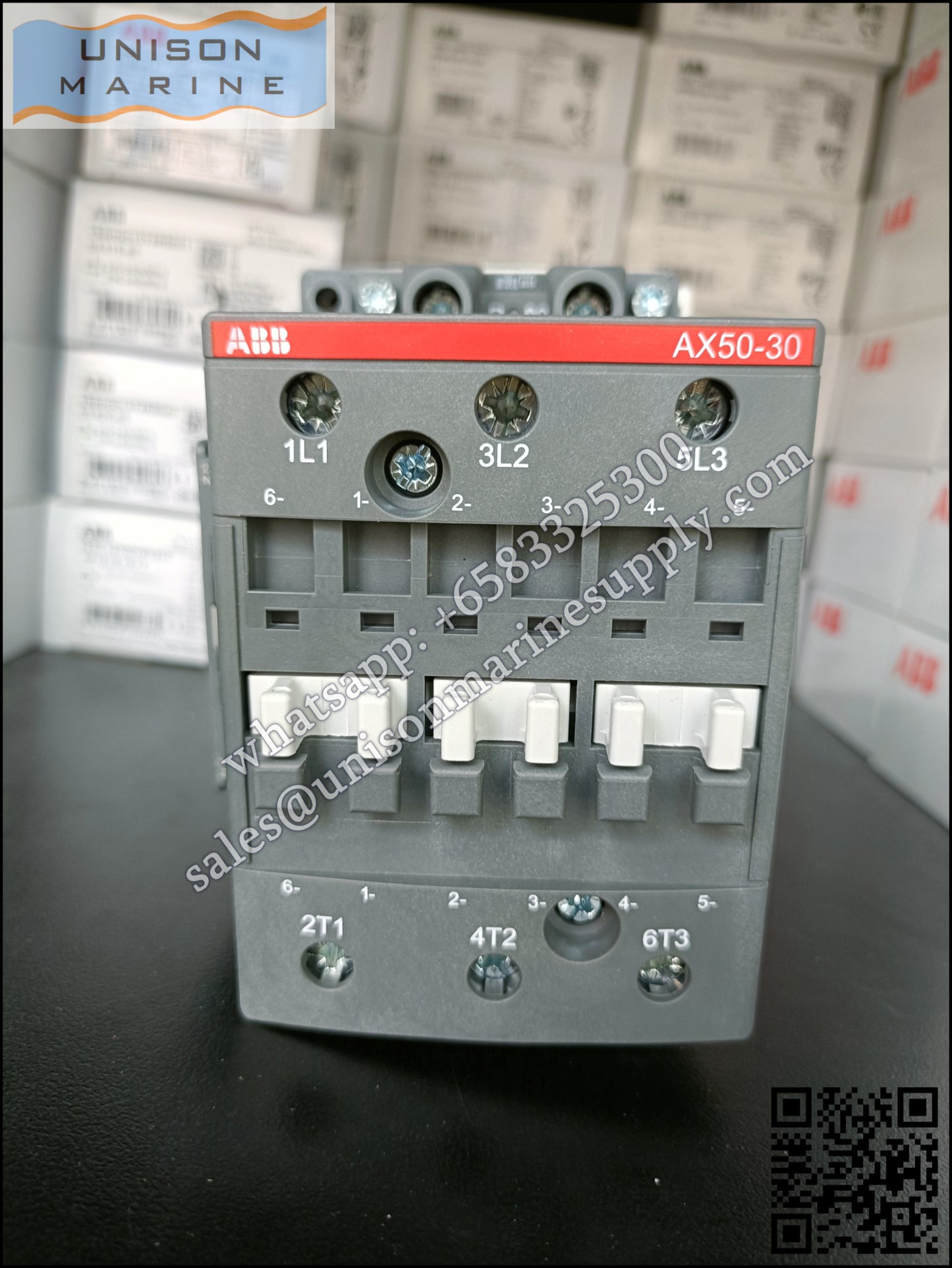 ABB Magnetic Contactors AX Series : AX50-30-11-80*220-230V50Hz/230-240V60Hz,1SBL351074R8011