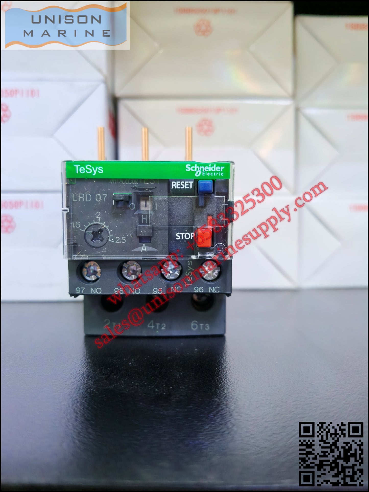Schneider TeSys Deca Thermal overload relay: LRD07C, 1.6 to 2.5A