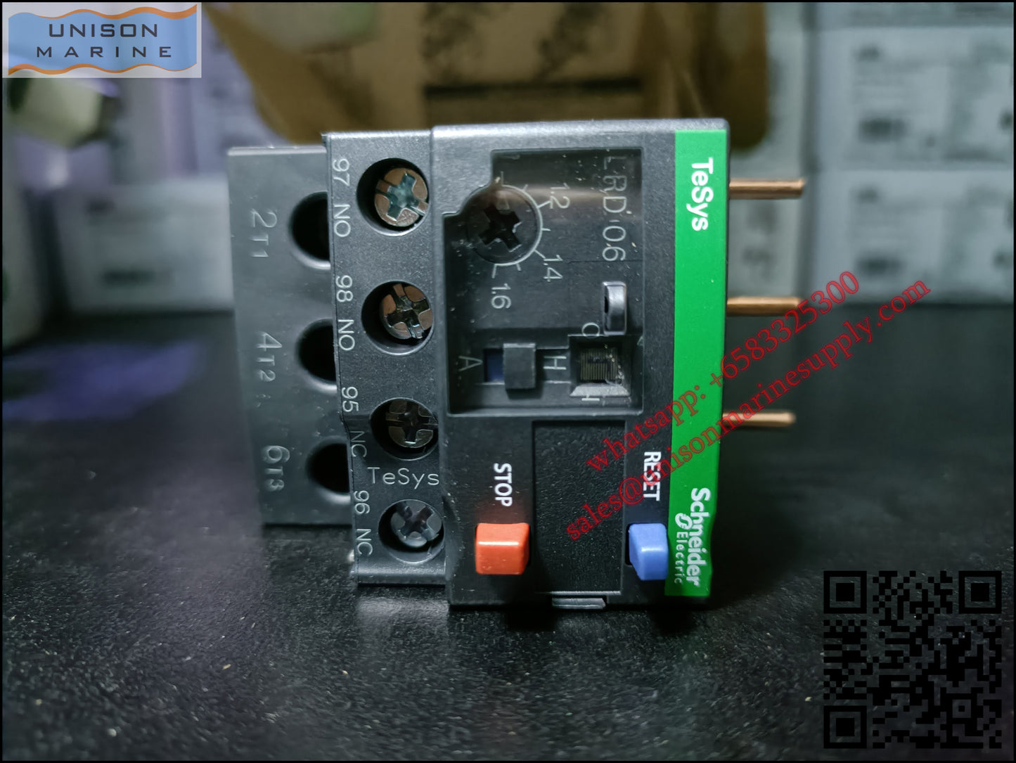 Schneider TeSys Deca Thermal overload relay: LRD06C, 1 to 1.6A