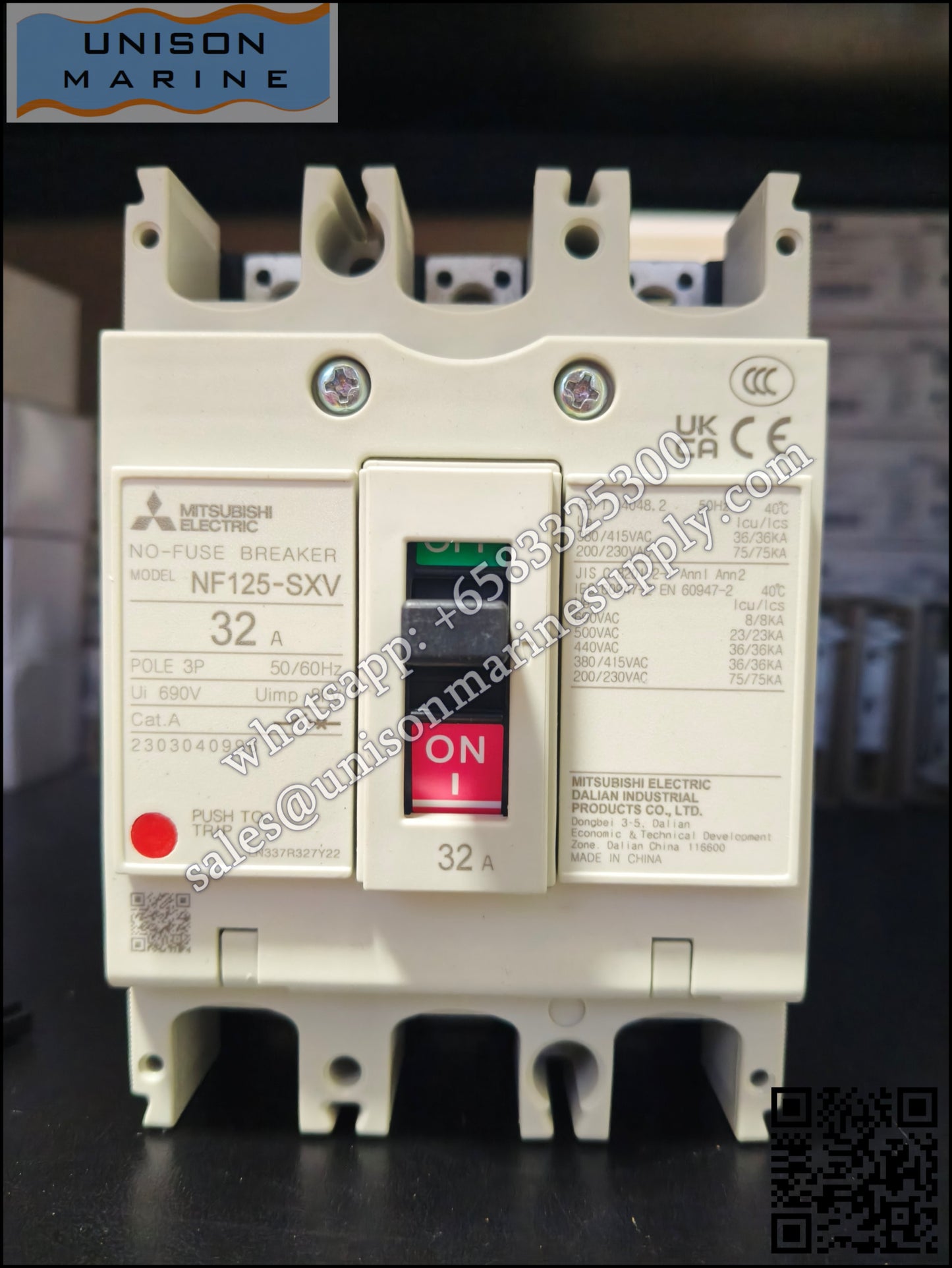 MITSUBISHI Low-voltage Circuit Breakers: NF125-SXV 3P 32A