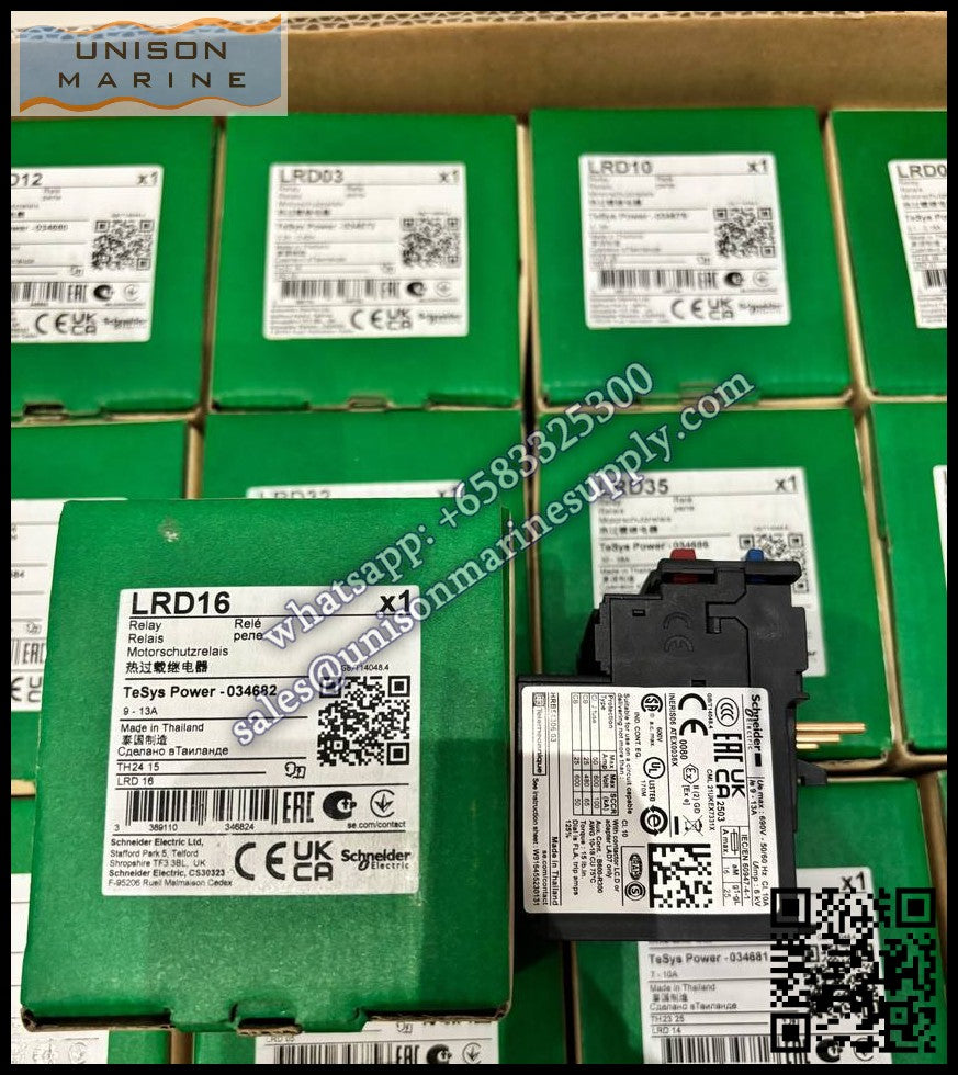 Schneider TeSys Deca Thermal overload relay: LRD16, 9 to 13A