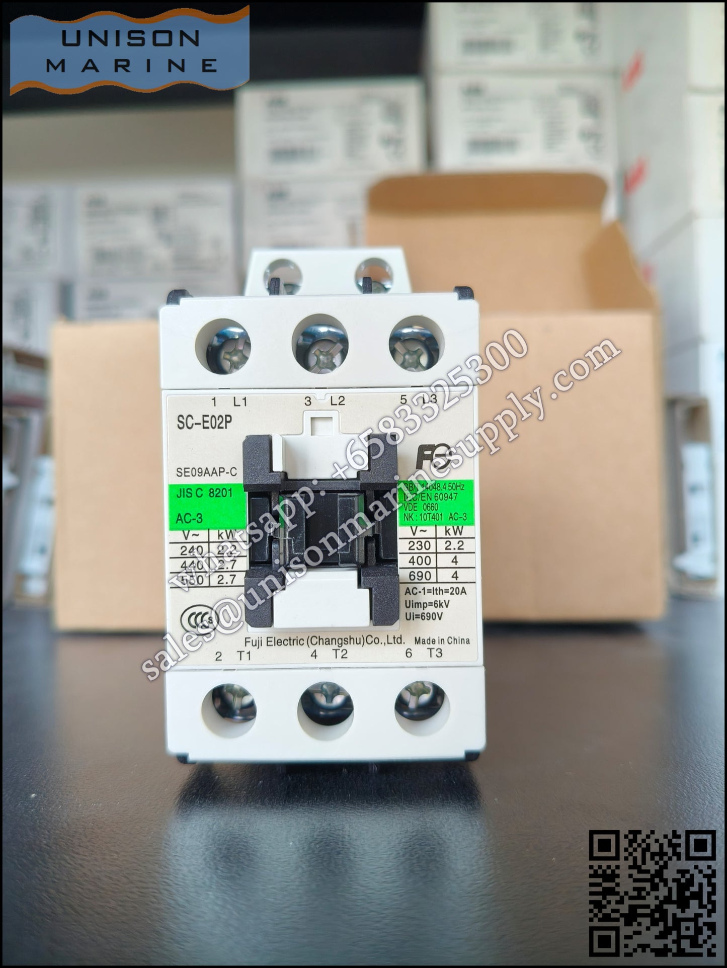 FUJI Magnetic Contactors: SC-E02P