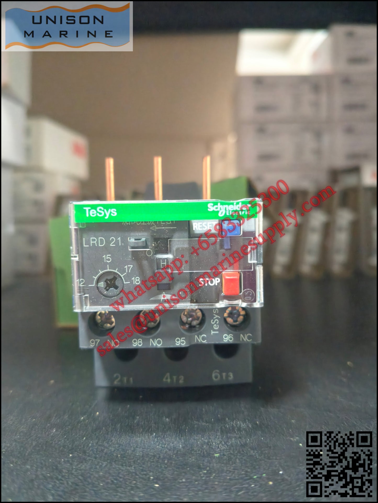 Schneider TeSys Deca Thermal overload relay: LRD21C, 12 to 18A