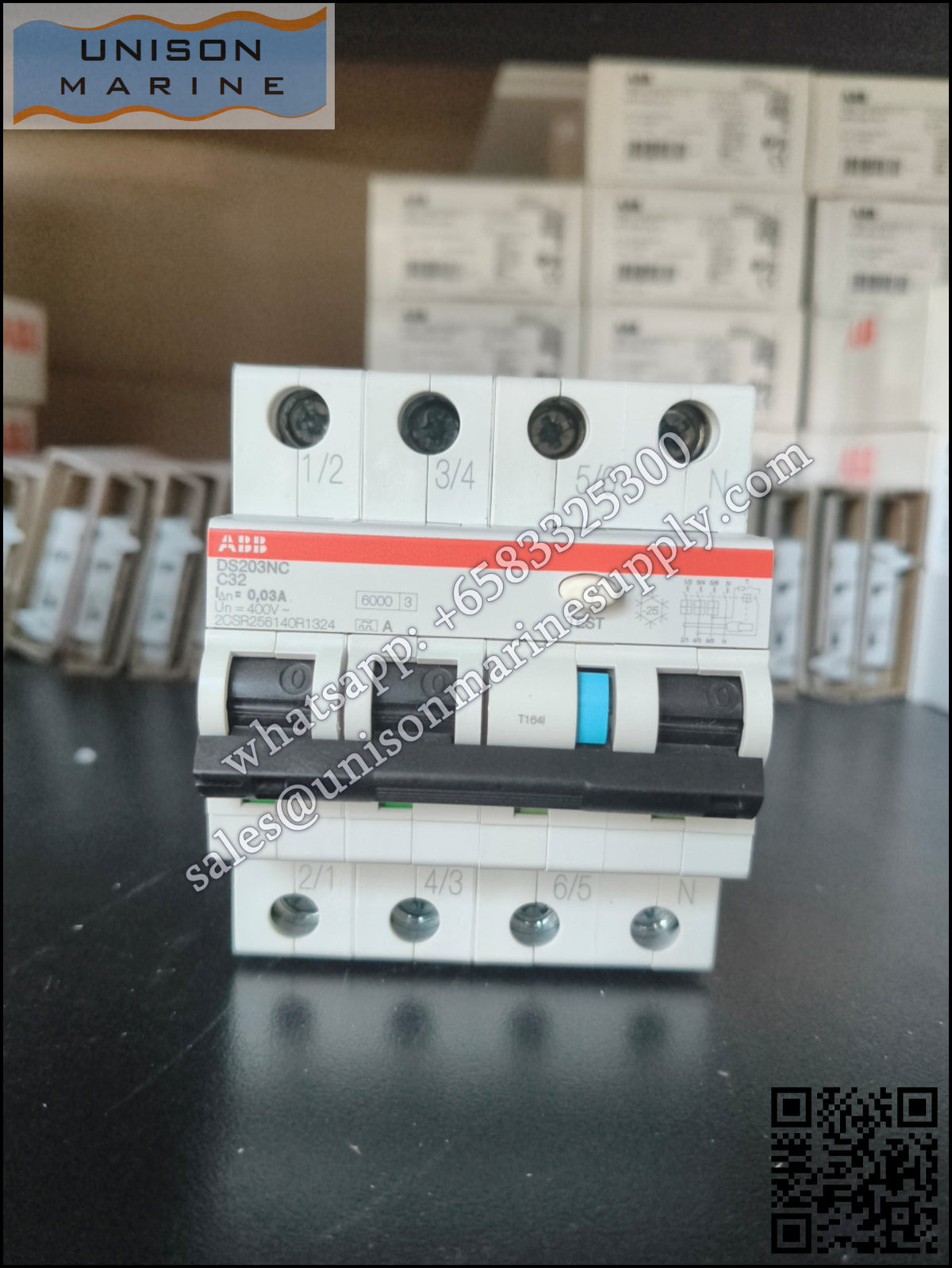 ABB Residual Current Circuit Breaker with Overcurrent Protection: DS203NC C32 A30, 2CSR256140R1324