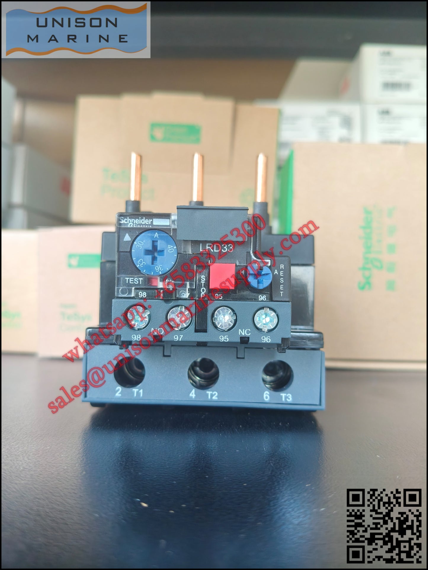 Schneider TeSys Deca Thermal overload relay: LRD3355C, 30 to 40A