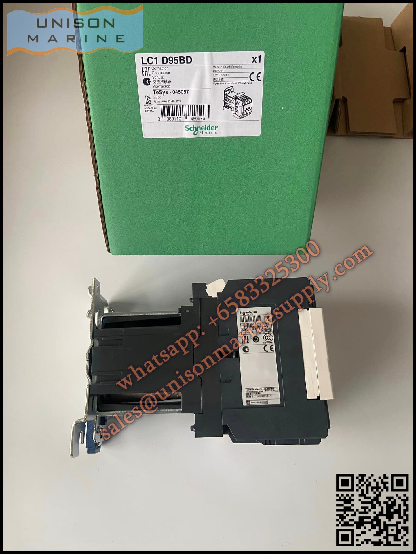 Schneider TeSys Deca Contactors : LC1D95BD