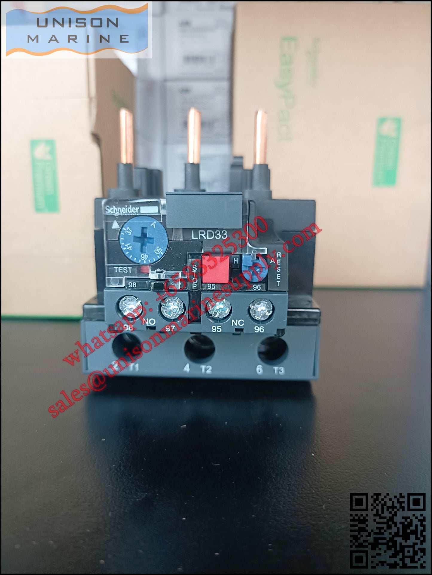 Schneider TeSys Deca Thermal overload relay: LRD3357C, 37 to 50A