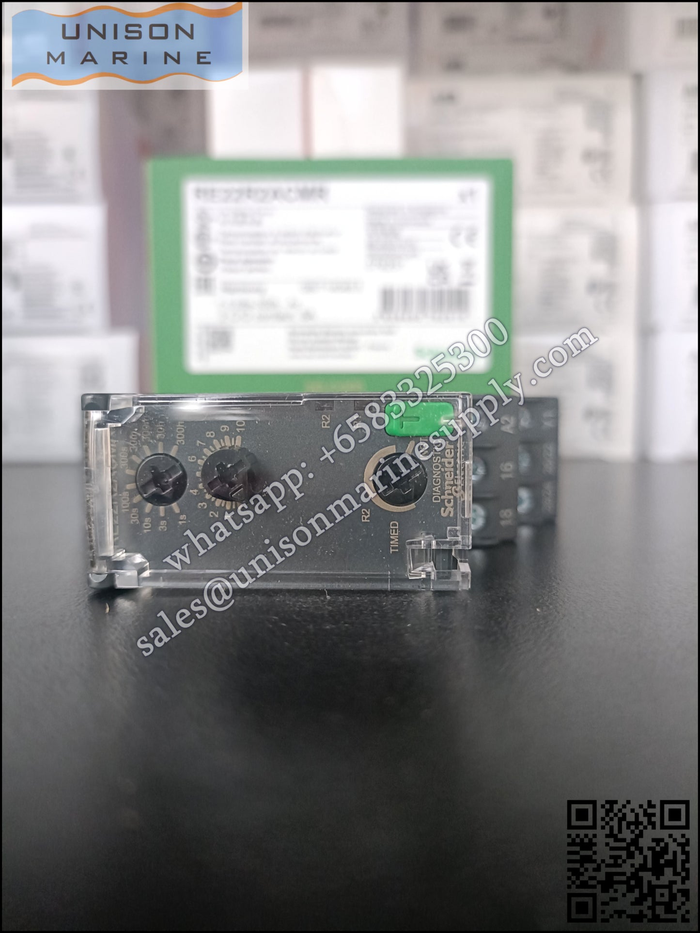 Schneider Harmony Timer Relays: RE22R2ACMR,On and Off-delay timing relay,24~240V
