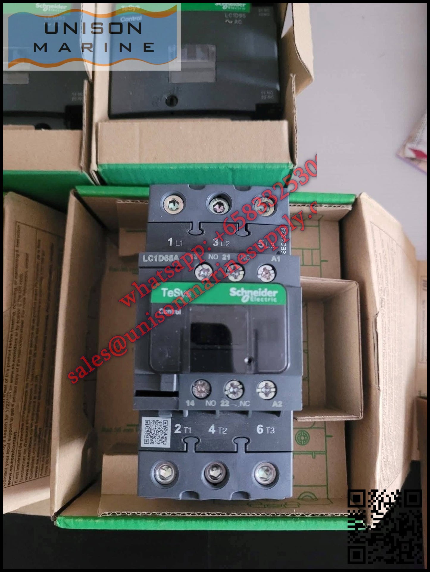 Schneider TeSys Deca Contactors : LC1D65AM7