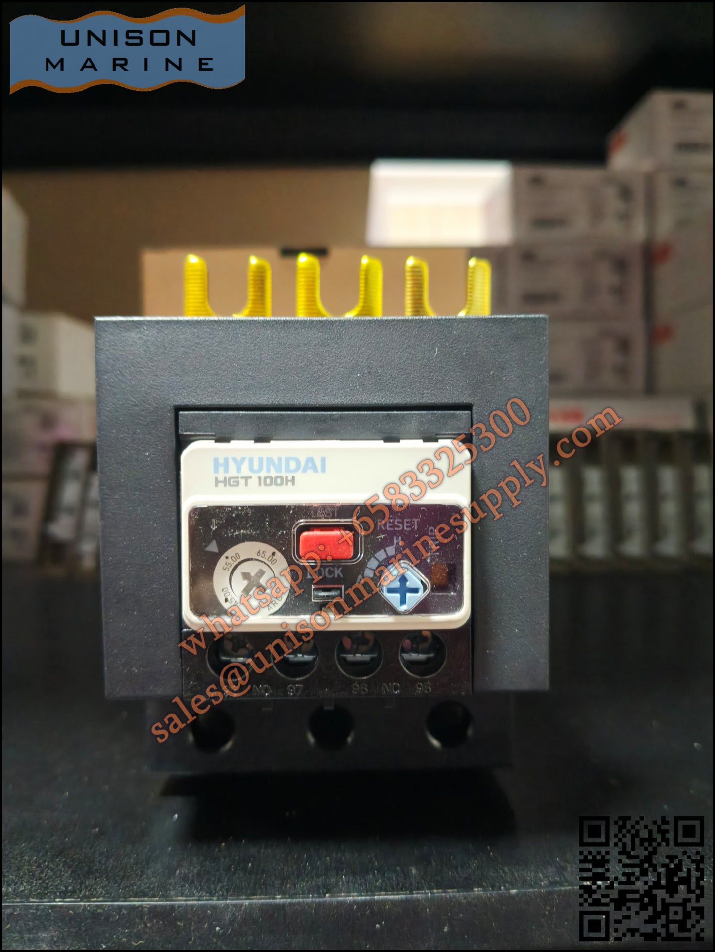 Hyundai Marine Thermal Overload Relay (TOR)-HGT100H A0065S
