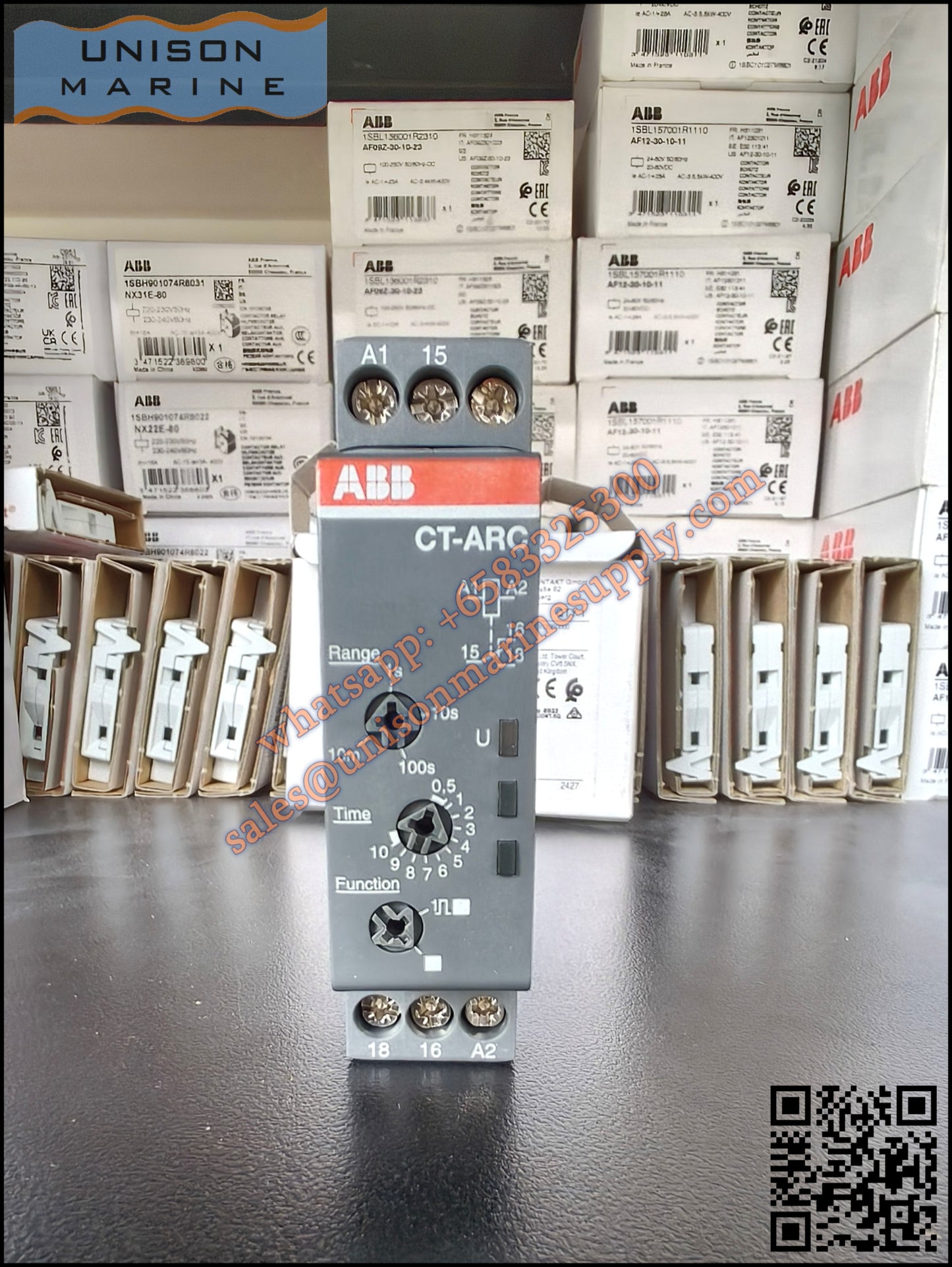 ABB Electronic Time Relay CT-ERC.22S, 1SVR508100R0100