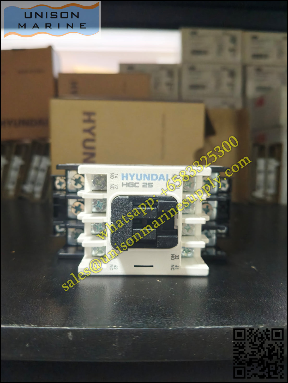 Hyundai Marine Magnetic Contactors HGC25 22NS D024