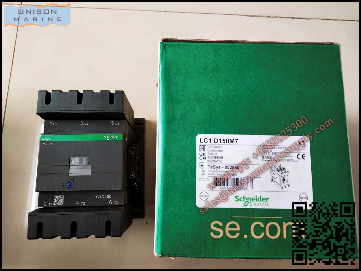 Schneider TeSys Deca Contactors : LC1D150M7
