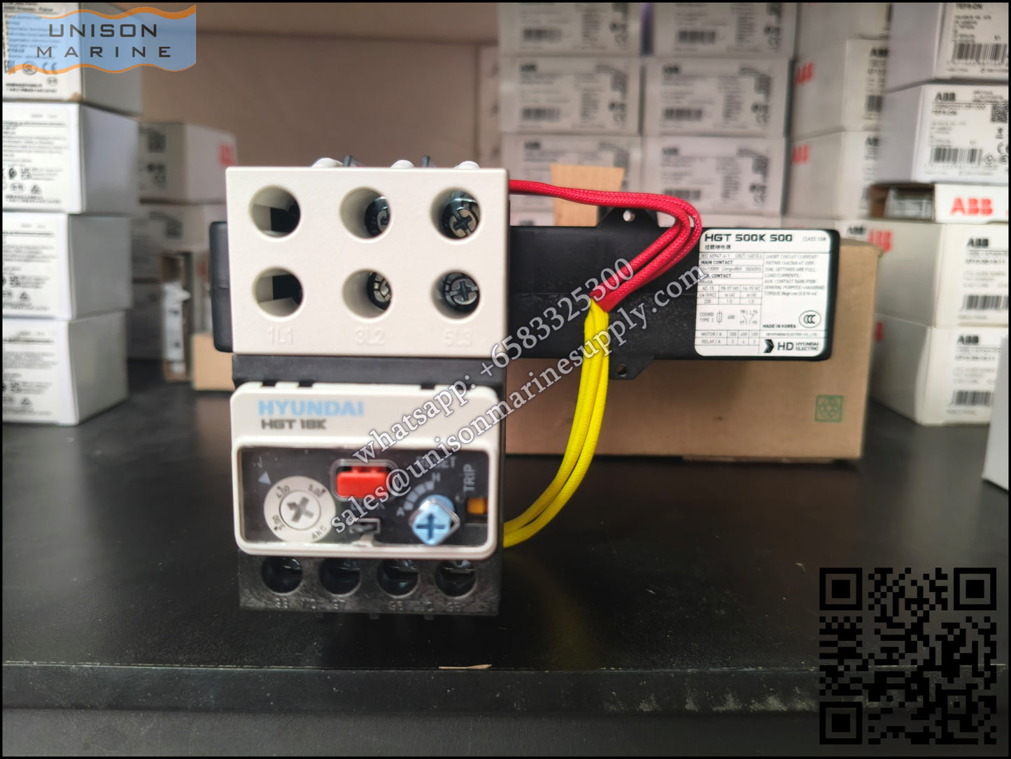 Hyundai Marine Thermal Overload Relay (TOR) HGT500K A0500S