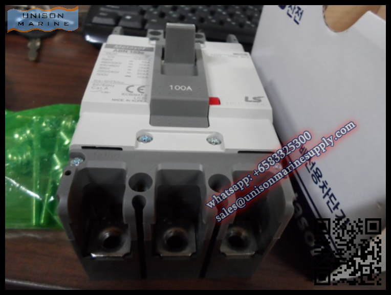 LS Metasol marine circuit breaker- ABN103C 3P 100A Fixed / Plug-in Type