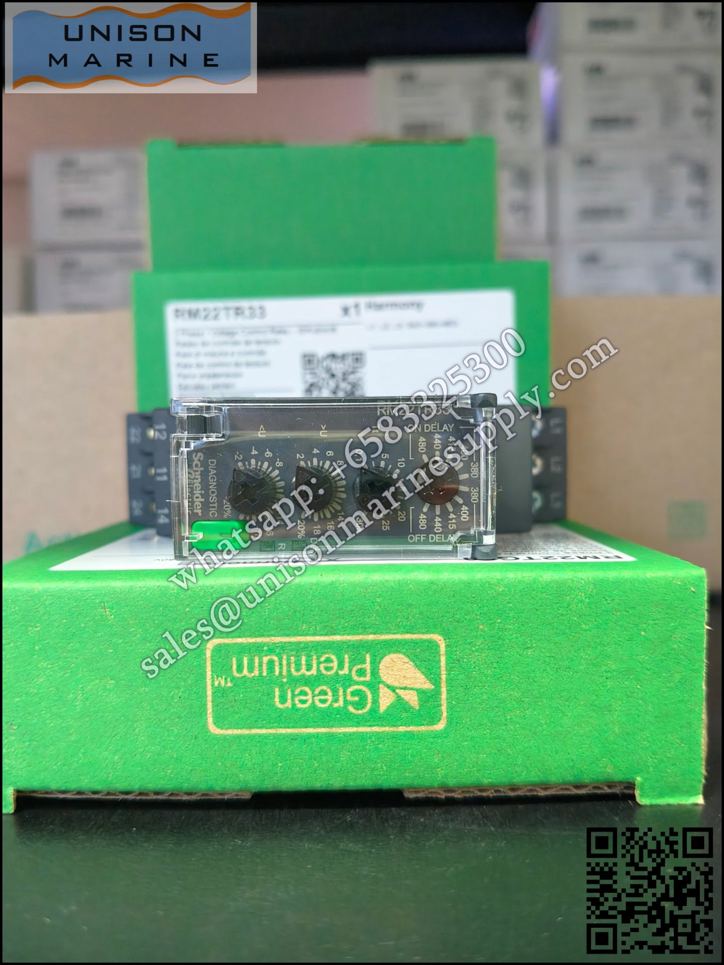 Schneider Harmony Control Relays: RM22TR33, 5A / 2CO / 380-480Vac