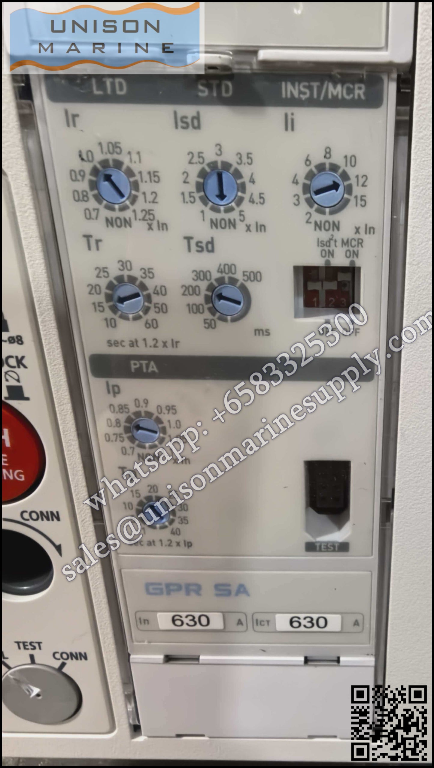 Hyundai Marine Air Circuit Breakers(ACB) ：HGN06 3P Draw-out Type