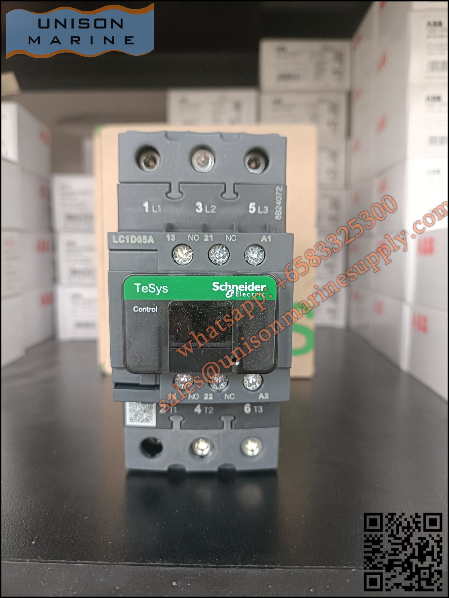 Schneider TeSys Deca Contactors : LC1D65AR7