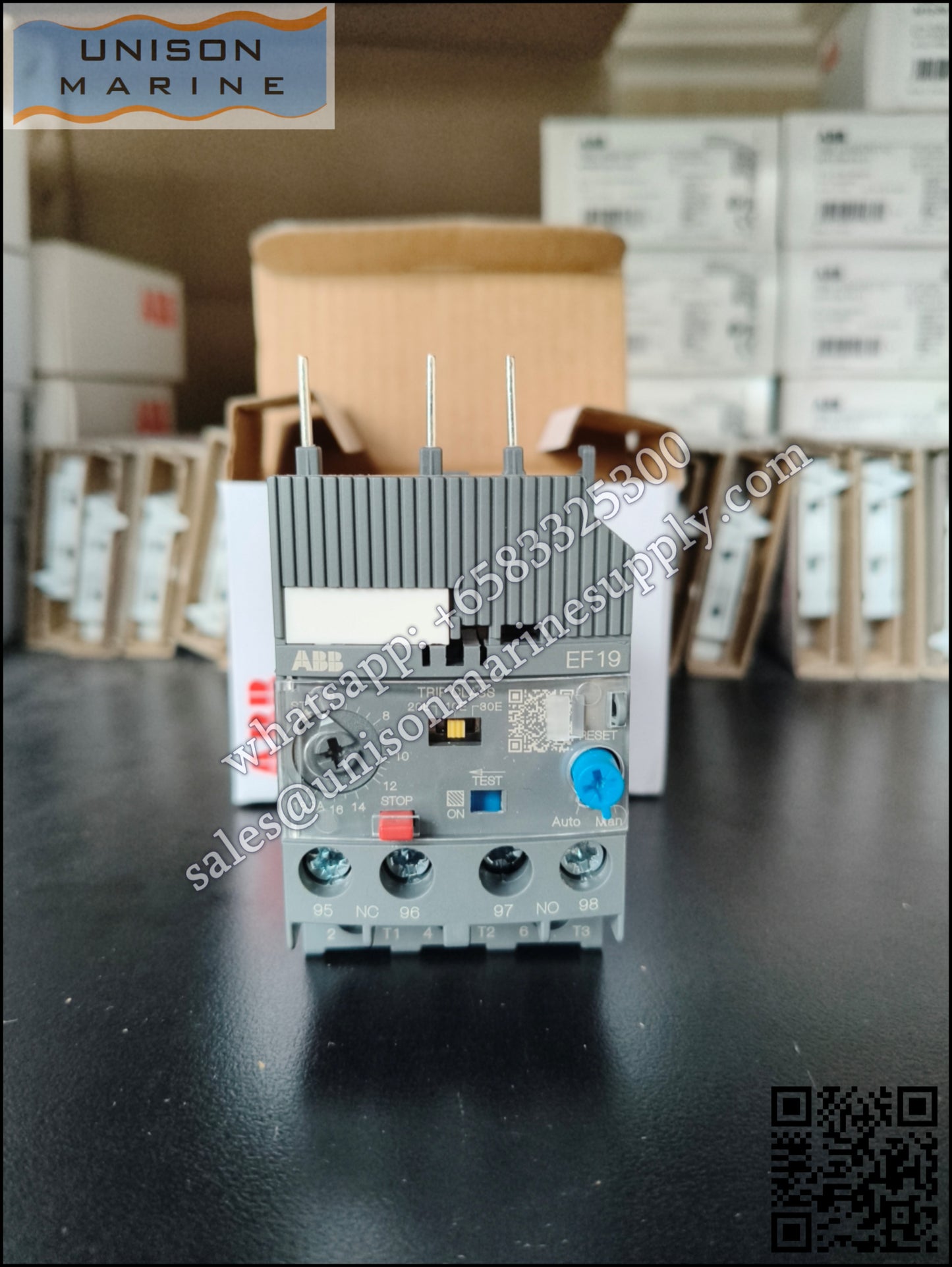 ABB electronic overload relays: EF19-18.9（5.7...18.9A）,1SAX121001R1105