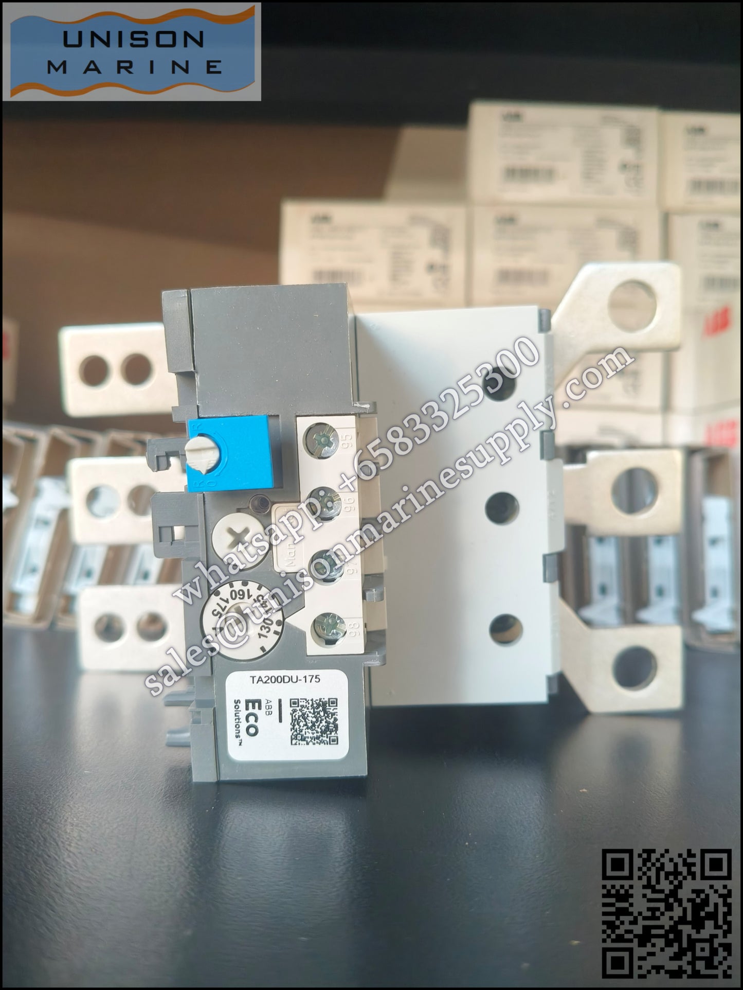 ABB Thermal Overload Relay 1 NO/1 NC:TA200DU-175（130...175A）,1SAZ421201R1005