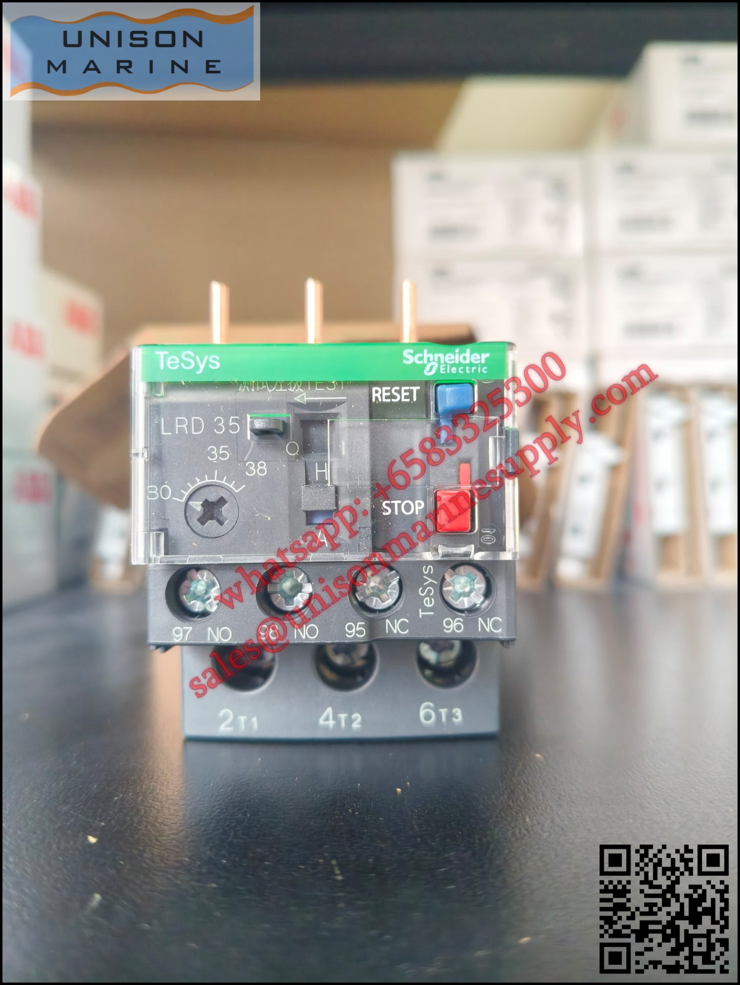 Schneider TeSys Deca Thermal overload relay: LRD35C, 30 to 38A