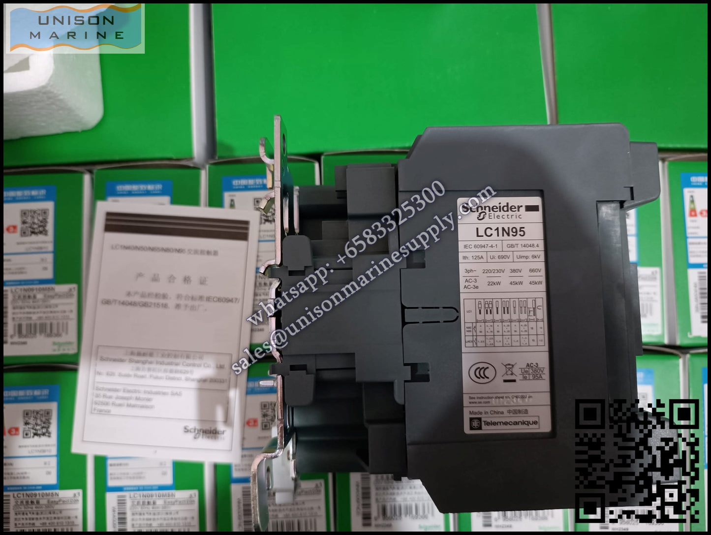 Schneider TeSys Deca Contactors : LC1N95M5N