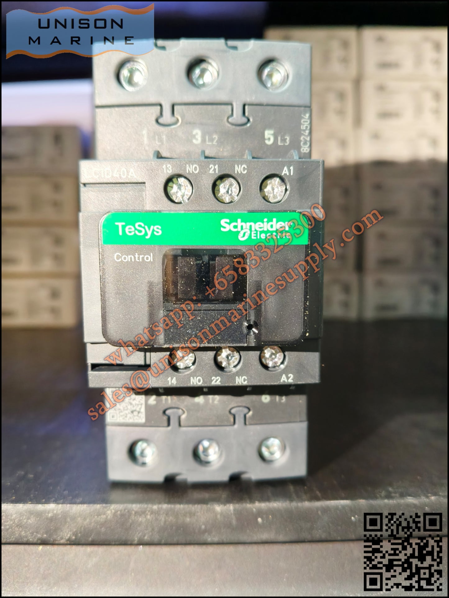Schneider TeSys Deca Contactors : LC1D40AF7