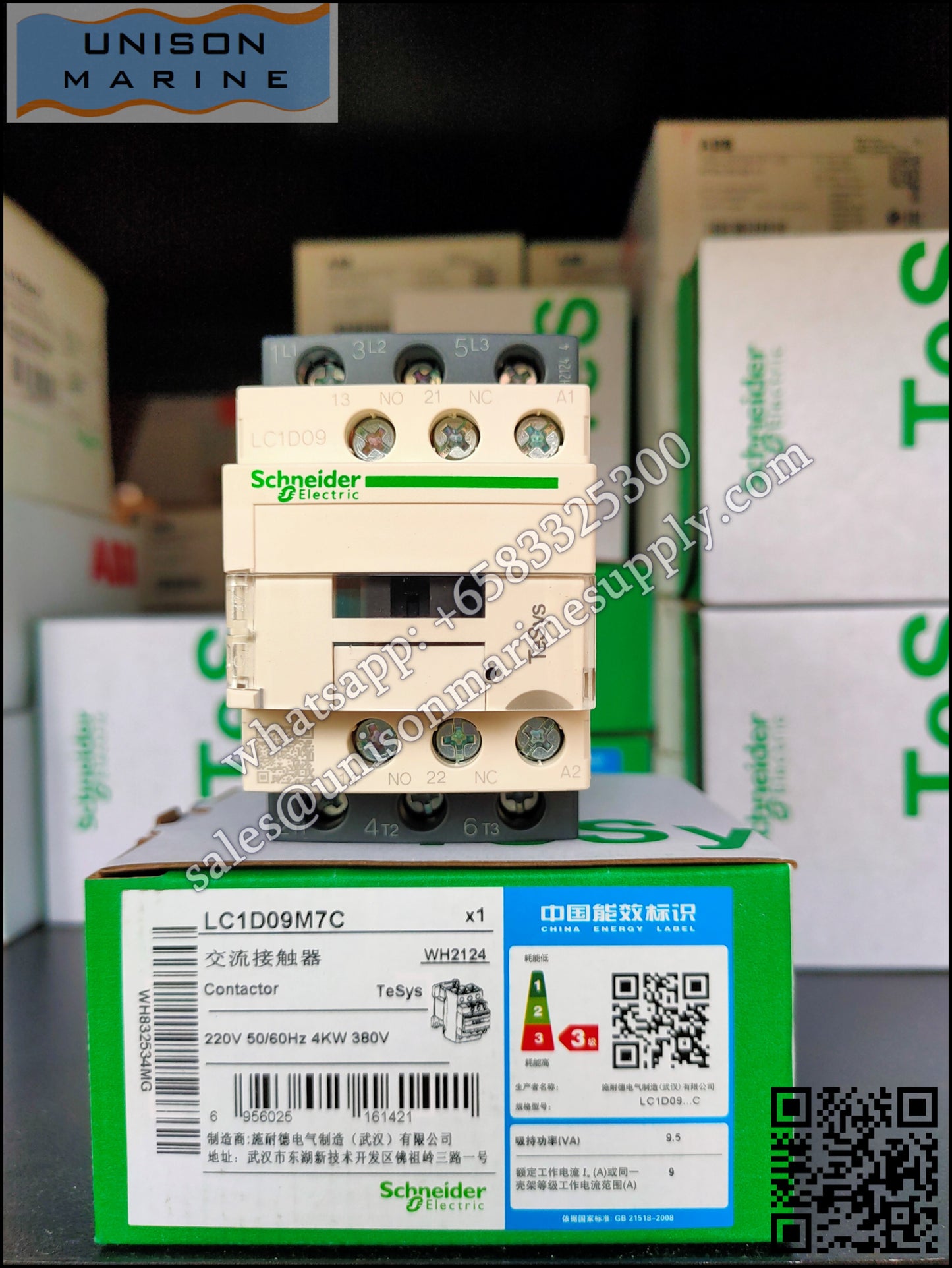 Schneider TeSys Deca Contactors : LC1D09M7C