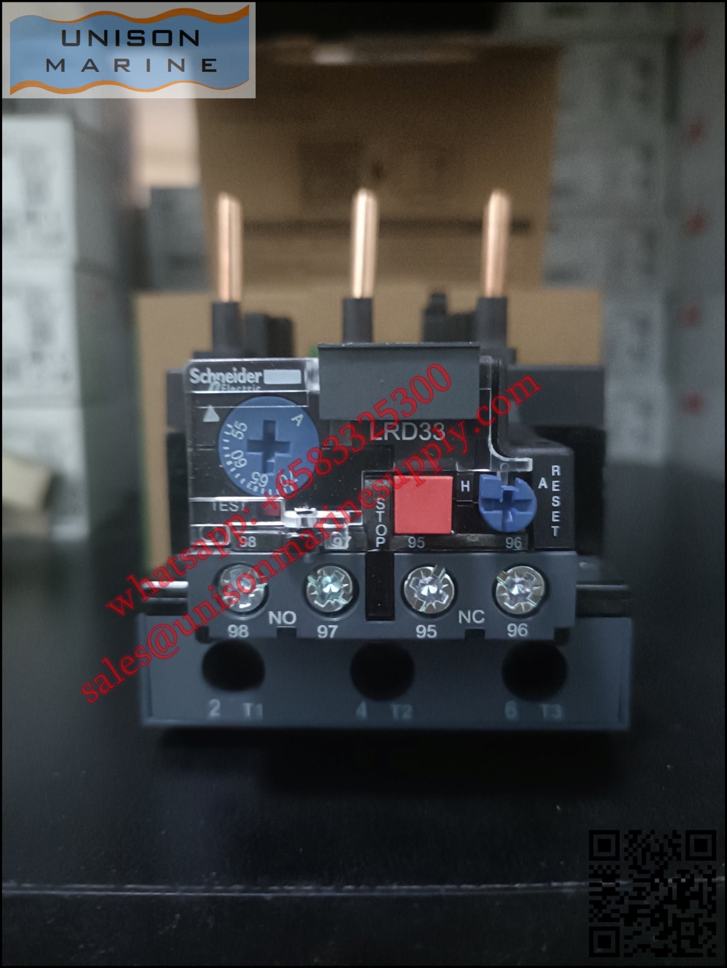 Schneider TeSys Deca Thermal overload relay: LRD3361C, 55 to 70A
