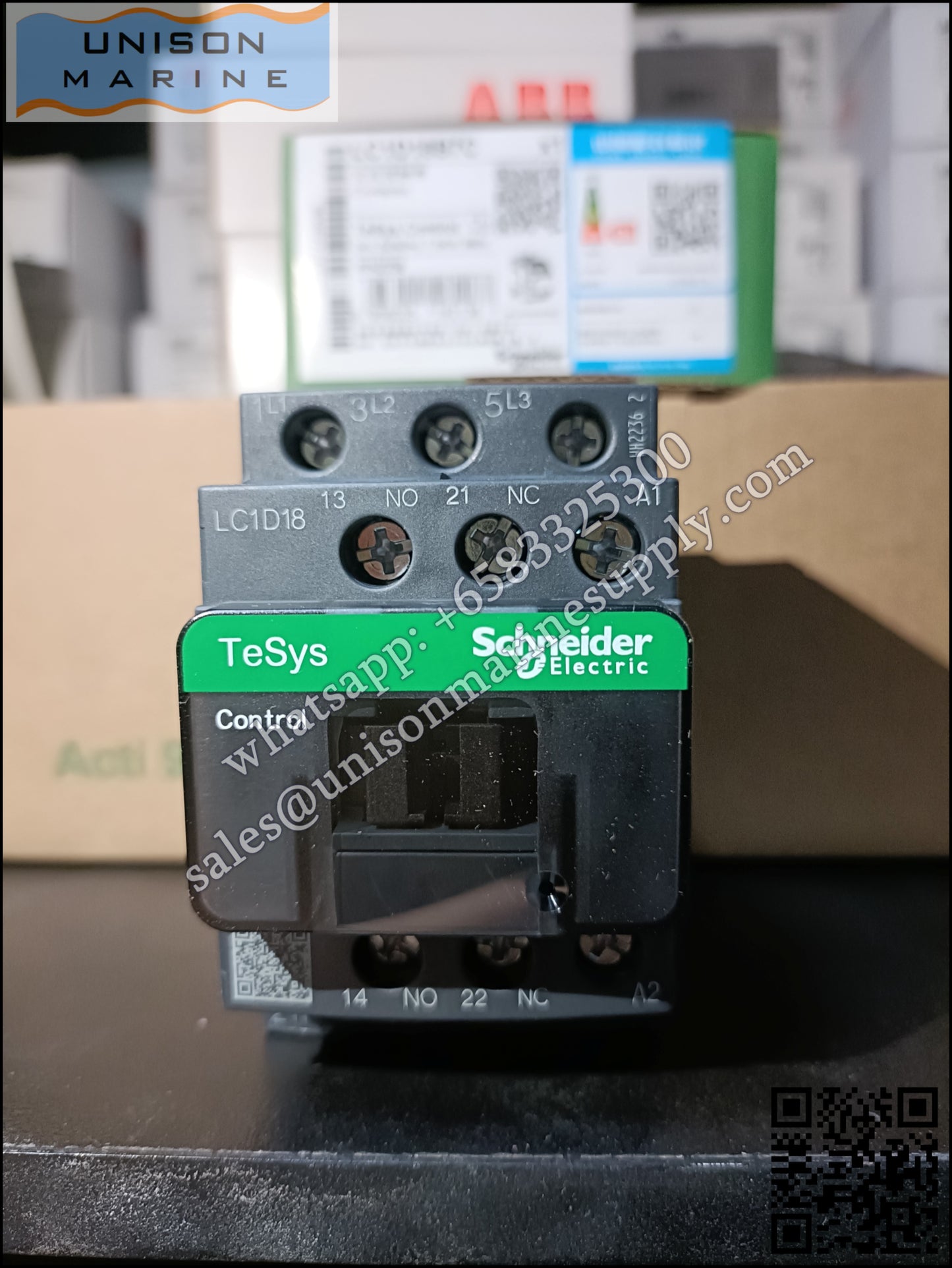 Schneider TeSys Deca Contactors : LC1D18B7C