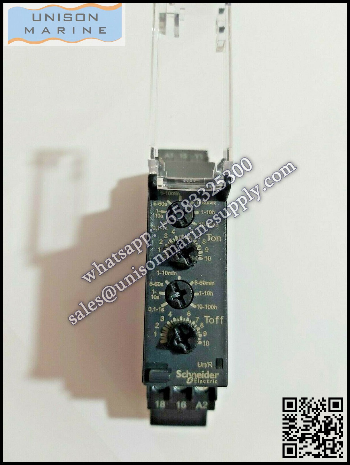 Schneider Harmony Timer Relays: RE17RLMU,asymmetrical flashing relay / 1 s..100 h - 24..240V