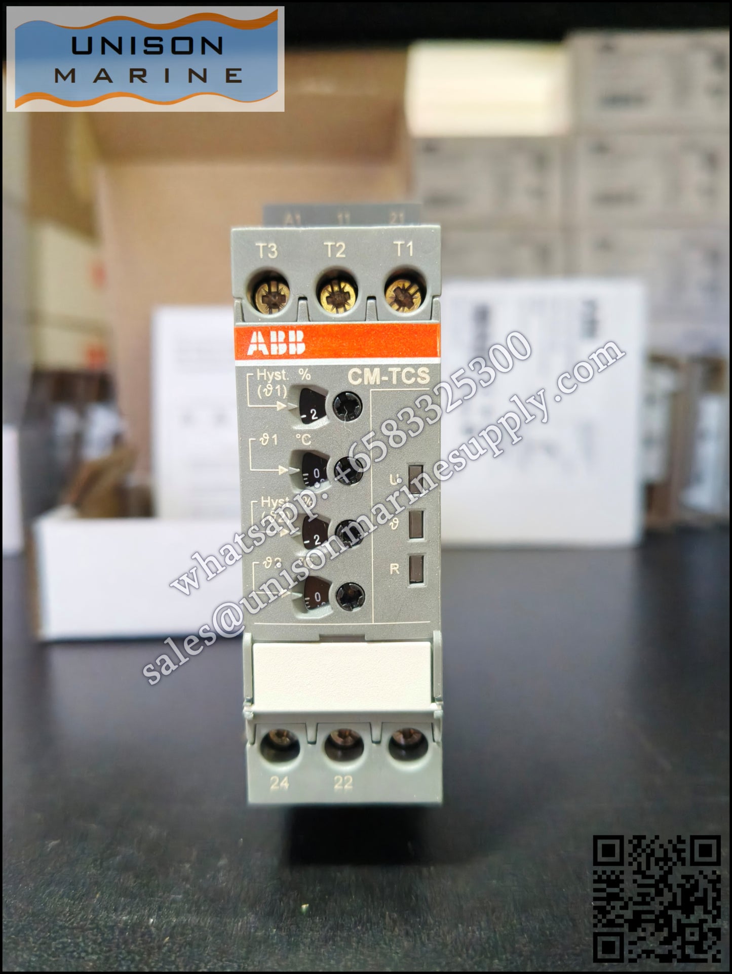 ABB Temperature monitoring relay CM-TCS.12S,1SVR730740R0200