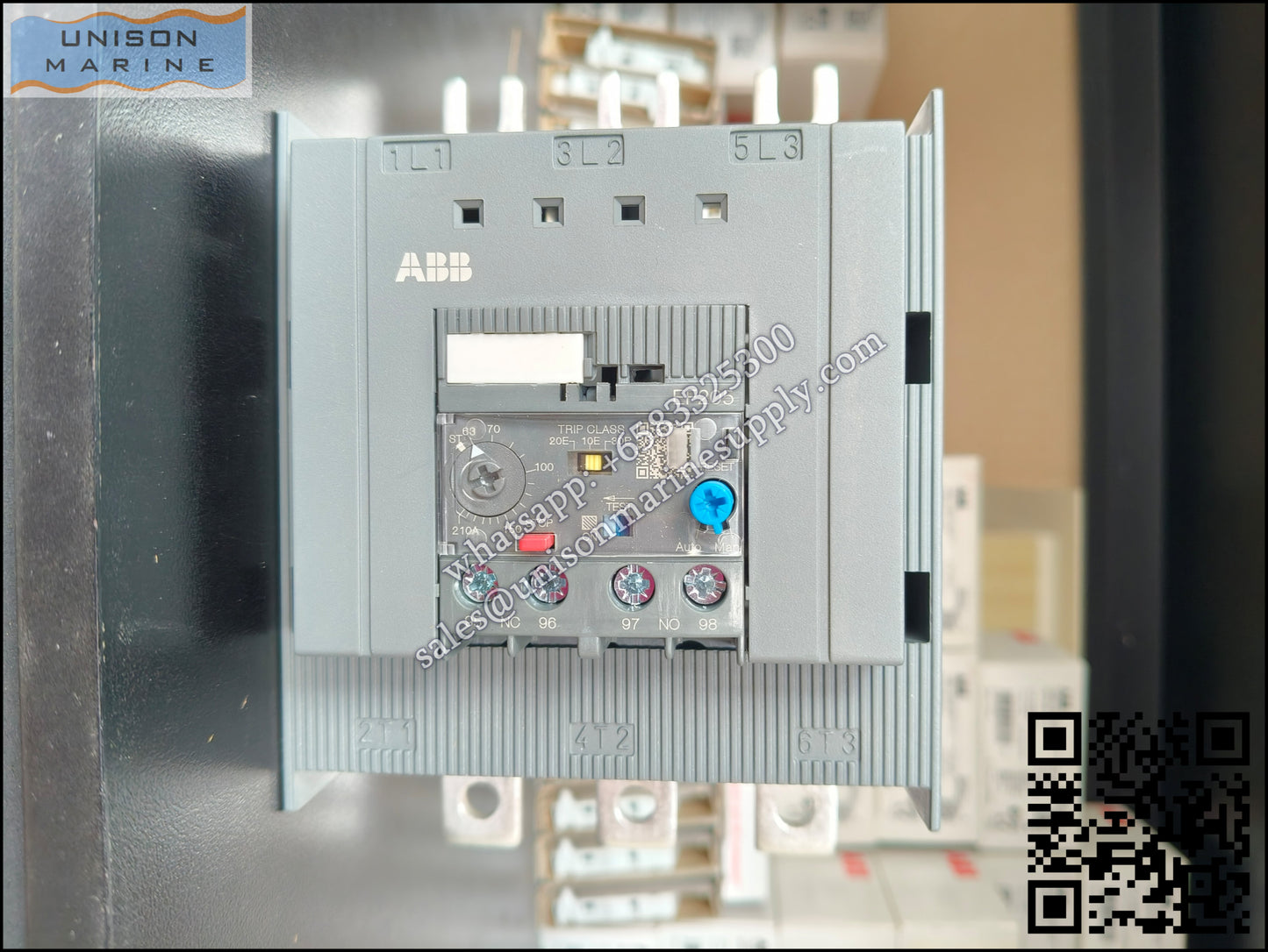 ABB electronic overload relays:EF205-210（63...210A）,1SAX531001R1101