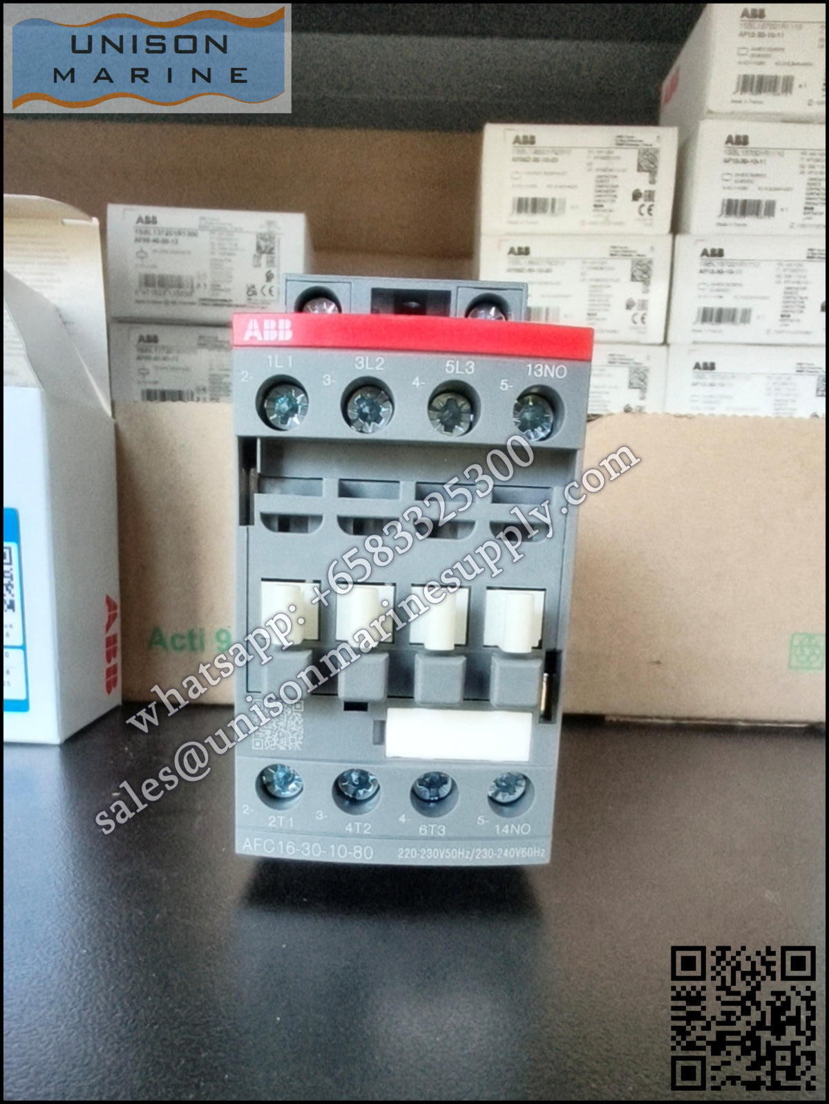 ABB Magnetic Contactors AF Series :  AFC16-30-10-80*220-230V50Hz/230-240V60Hz,1SBL171001R8010