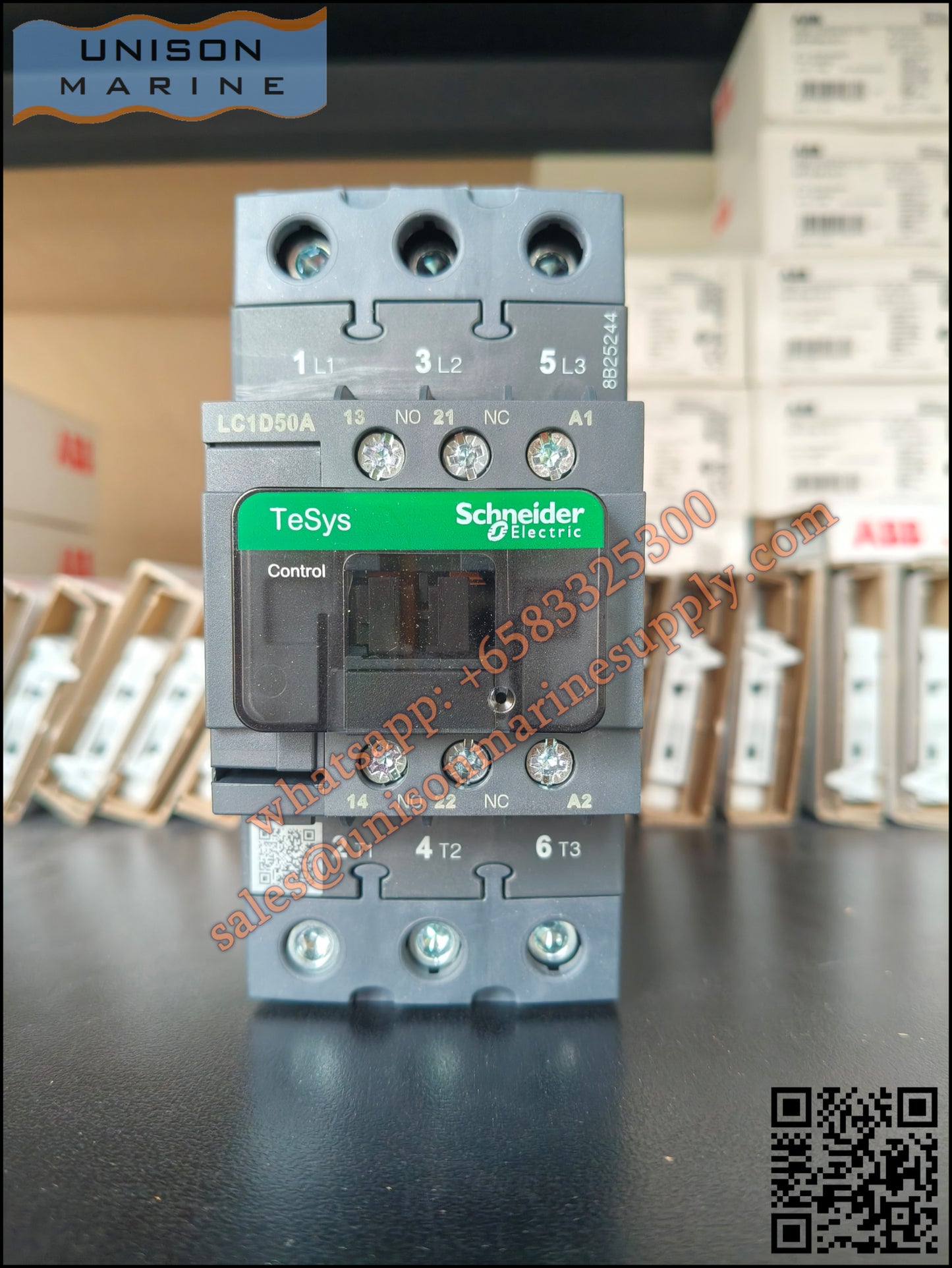 Schneider TeSys Deca Contactors : LC1D50AR7