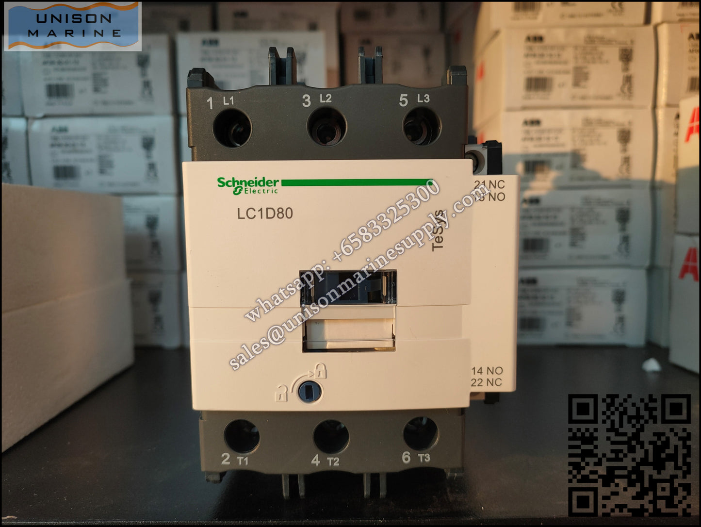 Schneider TeSys Deca Contactors : LC1D80AM7C