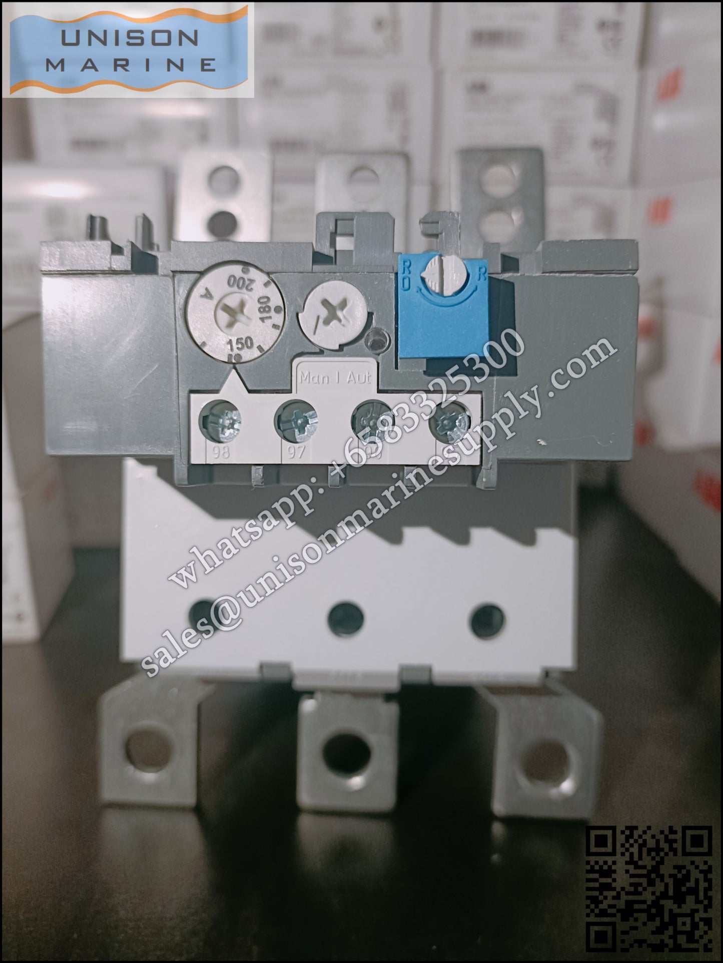 ABB Thermal Overload Relay 1 NO/1 NC:TA200DU-200（150...200A）,1SAZ421201R1006