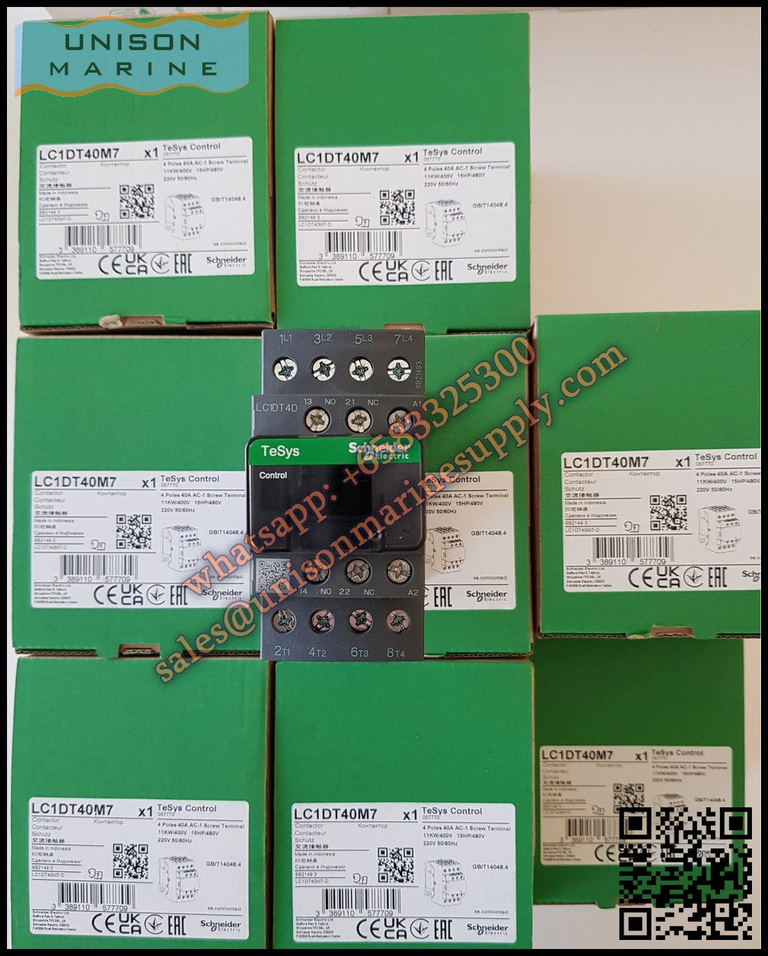Schneider TeSys Deca Contactors: LC1DT40M7
