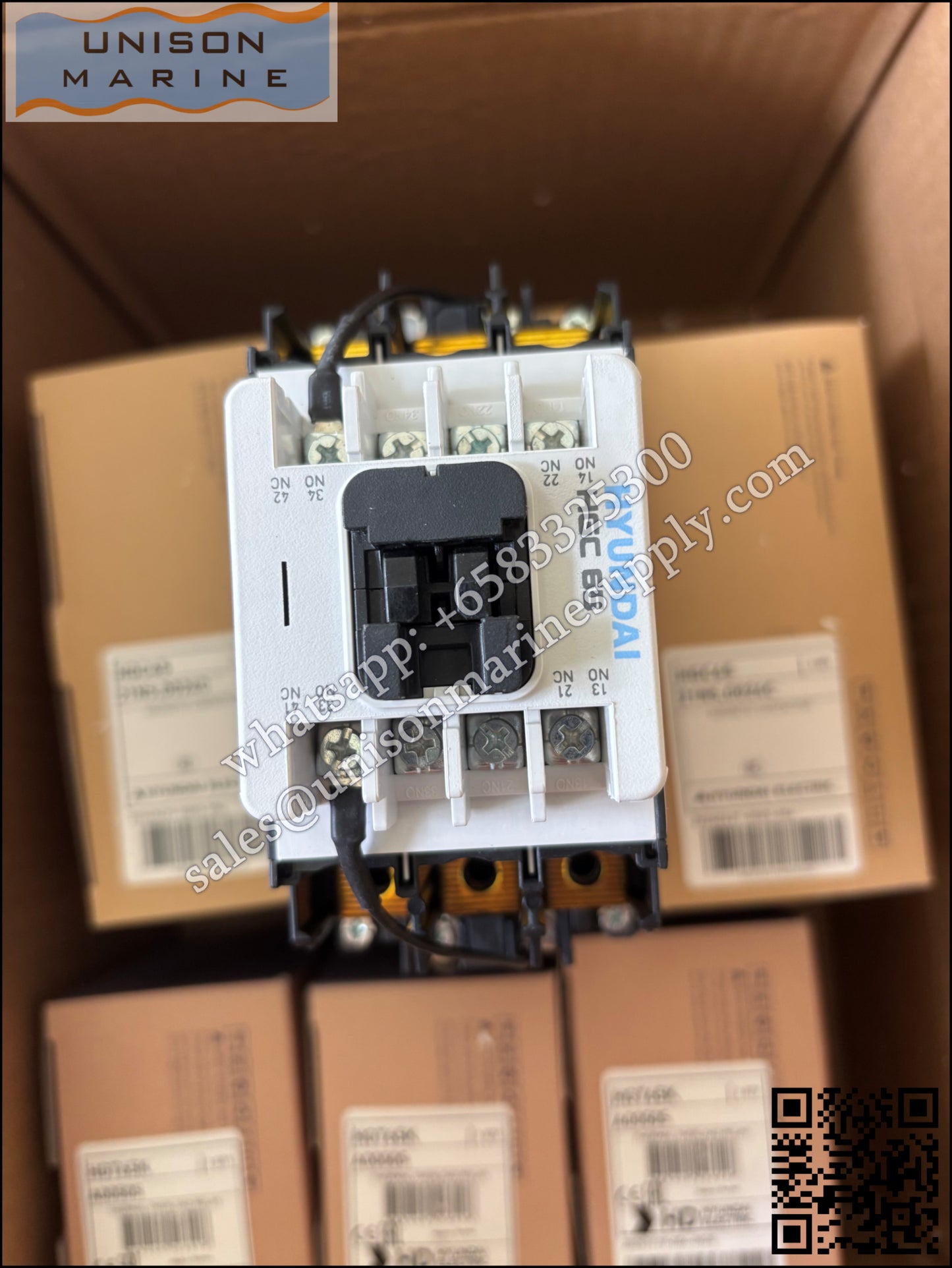 Hyundai Marine Magnetic Contactors HGC65 21NS, D024C