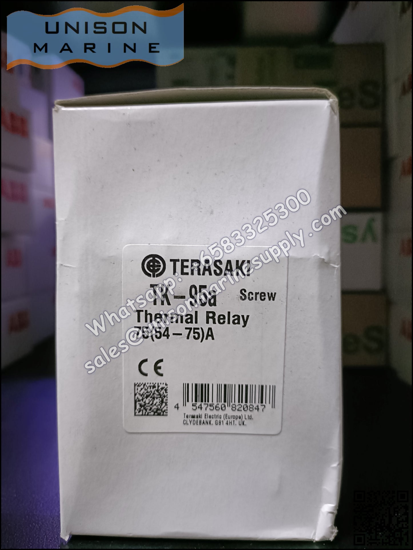 Terasaki Marine Thermal Overload Relay TK-95a（54-75A）