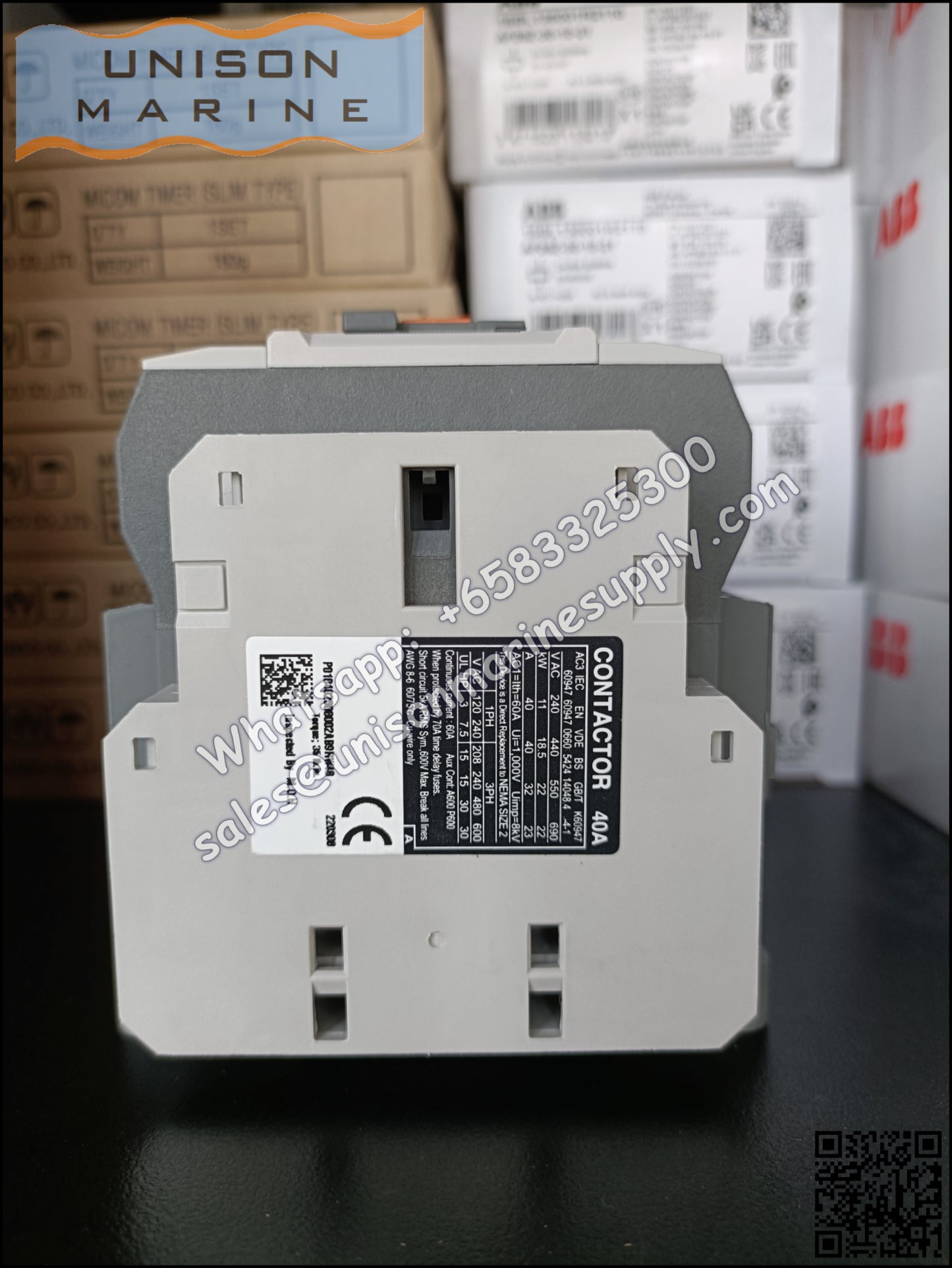 TERASAKI Marine Magnetic Contactors，TC-40a