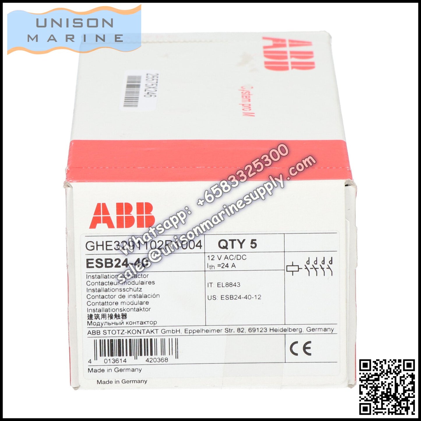 ABB Installation contactors ESB Series ESB24-40