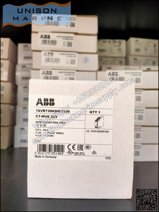 ABB Marine MultifunctionTime Relay CT-MVS.22S 2c/o 0.05s-300h