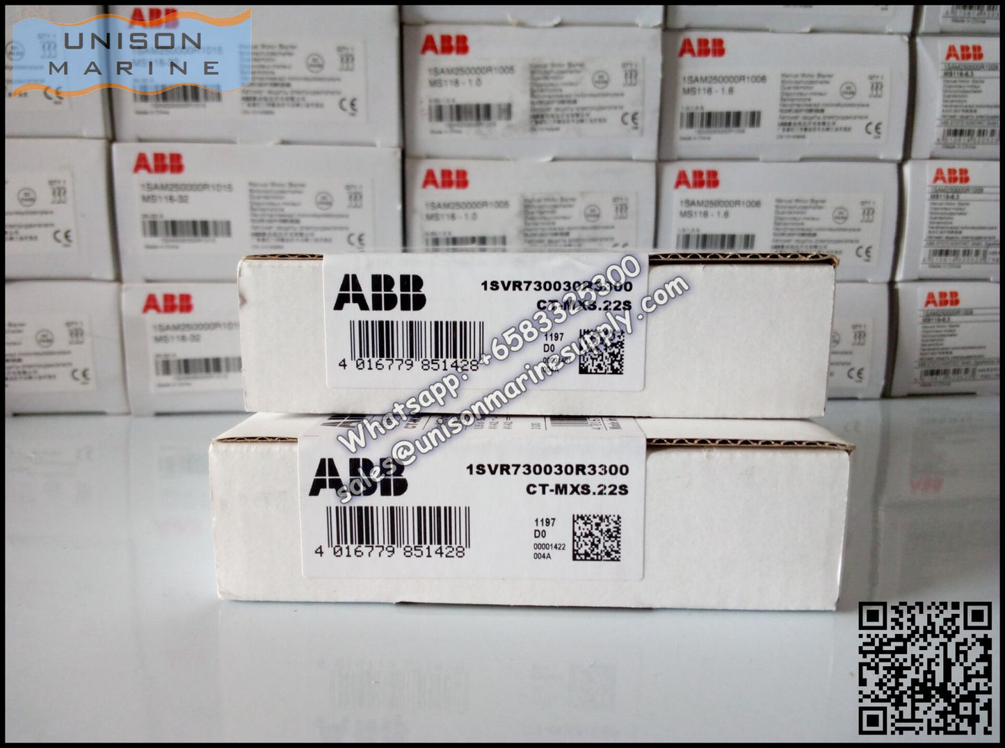 ABB Marine MultifunctionTime Relay CT-MXS.22S 2c/o 0.05s-300h